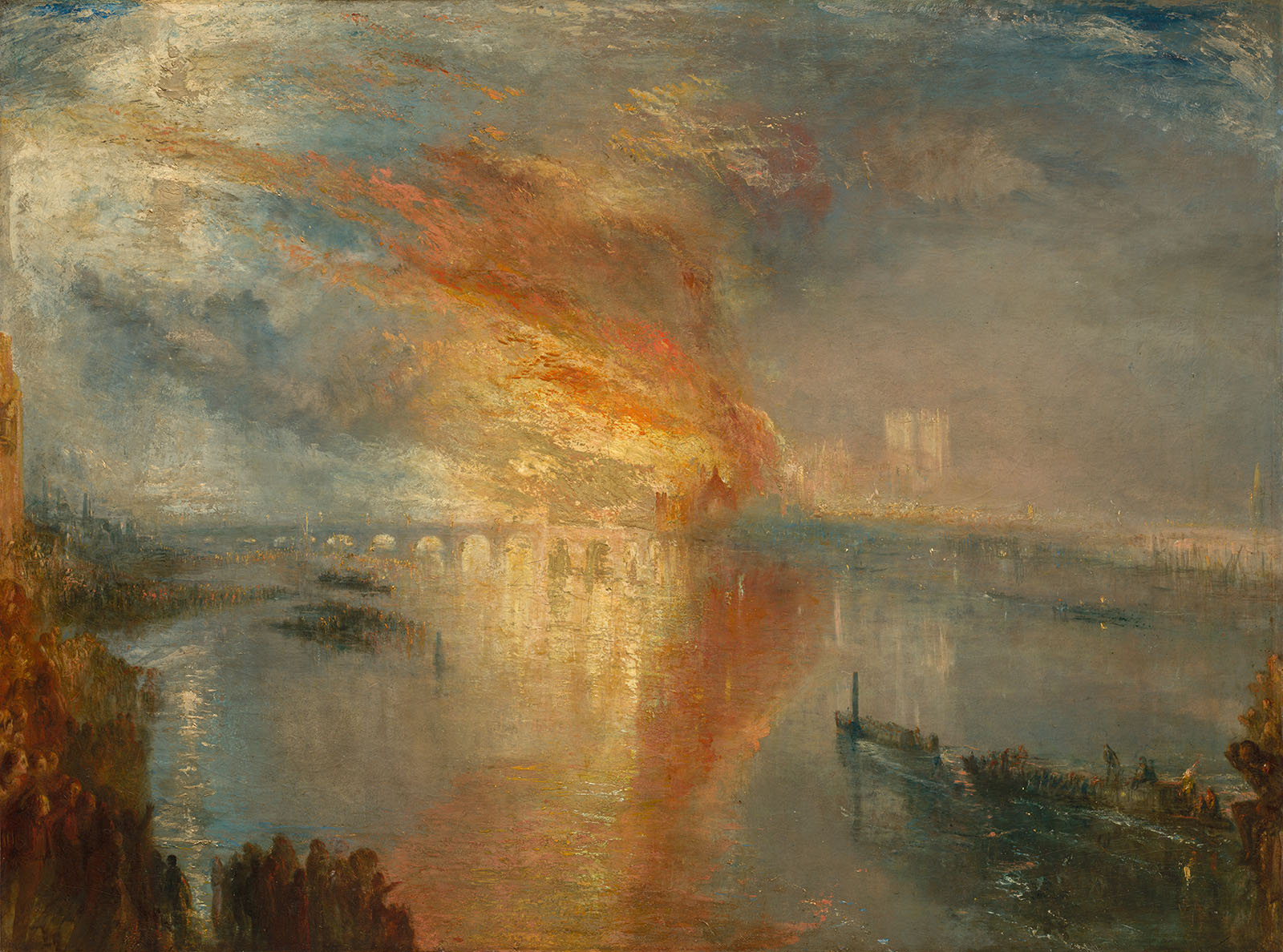 Turners painting The Burning of the Houses of Lords